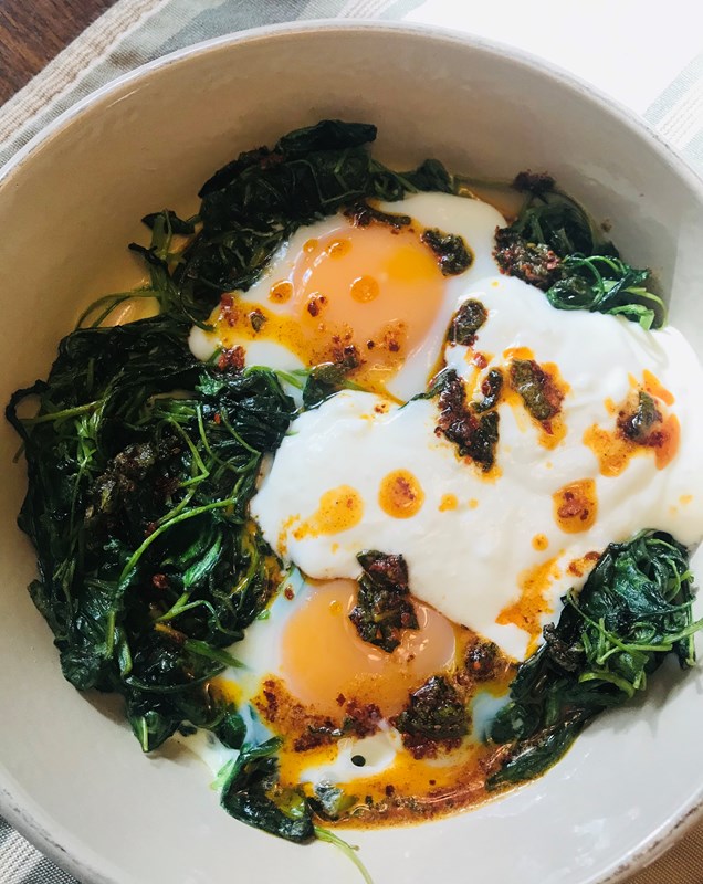 eggs and yoghurt